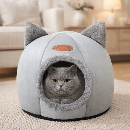 SchlummerNest – The warm cat bed for deep, relaxed sleep
