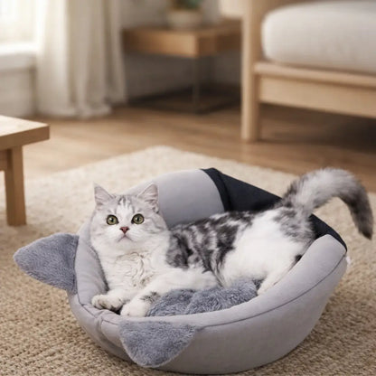 SchlummerNest – The warm cat bed for deep, relaxed sleep