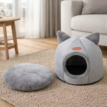 SchlummerNest – The warm cat bed for deep, relaxed sleep