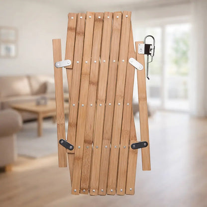 Barrière extensible en bois pour chien pour portes & escaliers