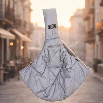 Dog Carrier Sling | Hands-Free & Warm for Small Dogs