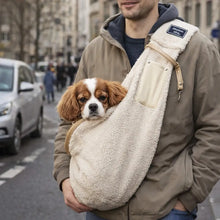 Winter Dog Carrier Shoulder Bag | Warm & Hands-Free
