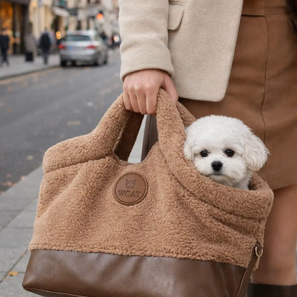 Warm Plush Dog Carrier for | Autumn & Winter
