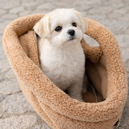Warm Plush Dog Carrier for | Autumn & Winter