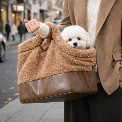 Warm Plush Dog Carrier for | Autumn & Winter