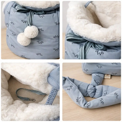 Cat Carrier Winter | Warm & Soft for On-the-Go