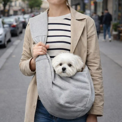 Hundetragetasche Sling | Freihändig & Sicher für kleine Hunde