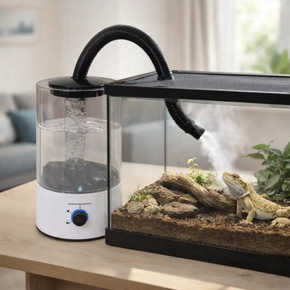 Humidificateur d'air pour reptiles 4L avec tuyau | Brumisateur silencieux pour terrarium