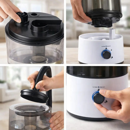 Humidificateur d'air pour reptiles 4L avec tuyau | Brumisateur silencieux pour terrarium