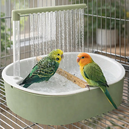 Birdbath with Shower | Electric Birdbath with Rain Function
