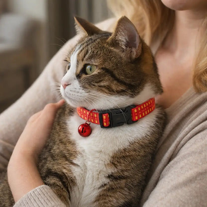 Zeckenhalsband für Katzen | Verstellbarer Schutz vor Insekten