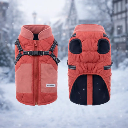 Winter Dog Coat | Waterproof, warm & comfortable with adjustable strap