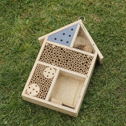 Hôtel à insectes en bois pour jardin & balcon | Hôtel à abeilles