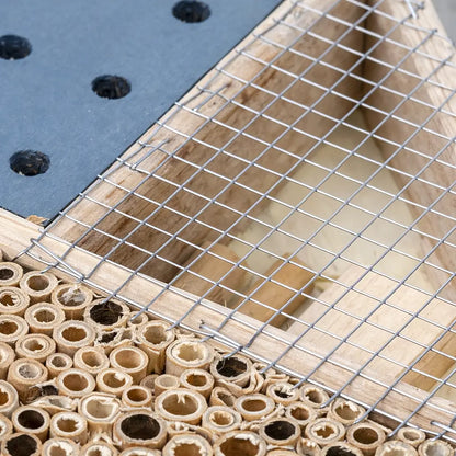 Hôtel à insectes en bois pour jardin & balcon | Hôtel à abeilles