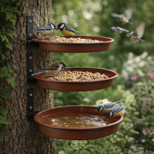 Bird Feeding Station Tree-Mounting | Foldable 3-Piece Bird Feeding Tray