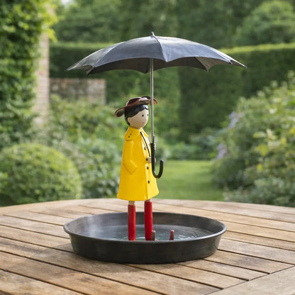 Vogelfutterstation & Vogelbad | Hängend mit Regenschirm-Design
