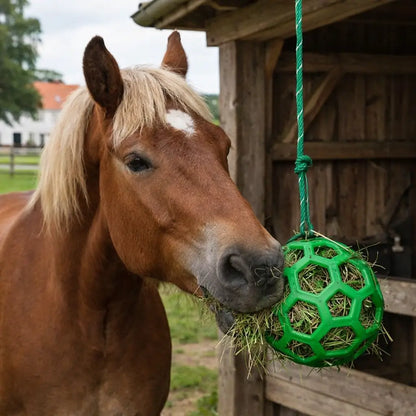 Futterball für Pferde & Ziegen | Heuball zur Beschäftigung im Stall