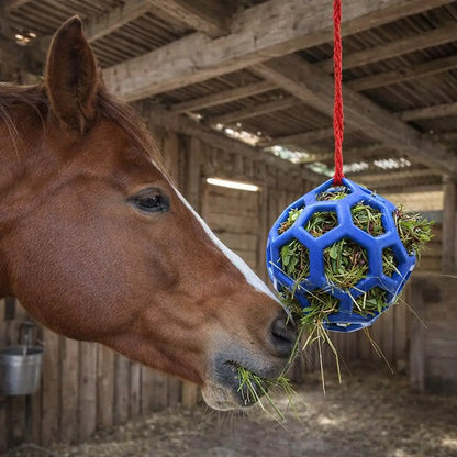 Futterball für Pferde & Ziegen | Heuball zur Beschäftigung im Stall