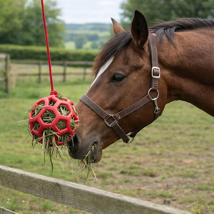 Futterball für Pferde & Ziegen | Heuball zur Beschäftigung im Stall