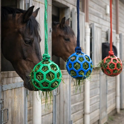 Futterball für Pferde & Ziegen | Heuball zur Beschäftigung im Stall