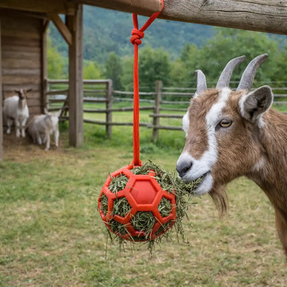 Futterball für Pferde & Ziegen | Heuball zur Beschäftigung im Stall