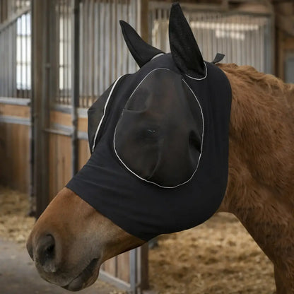 Fly Mask for Horses | Breathable & Elastic with Ear Protection