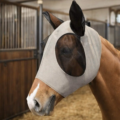 Fly Mask for Horses | Breathable & Elastic with Ear Protection