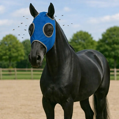 Breathable Fly Mask for Horses | Protection from Insects & Sun