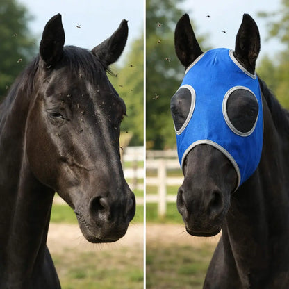 Breathable Fly Mask for Horses | Protection from Insects & Sun