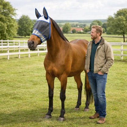 Breathable Fly Mask for Horses | Insect & Sun Protection