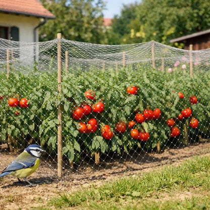 Filet de protection anti-oiseaux à mailles fines pour jardin, balcon & étang