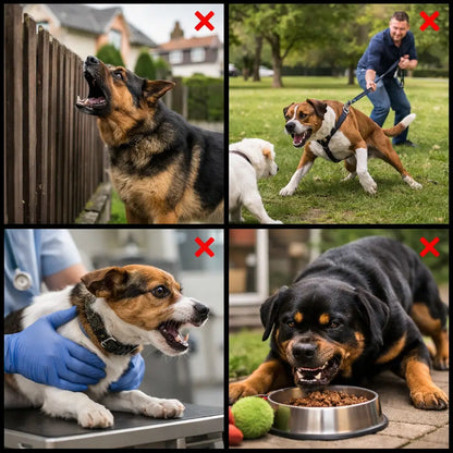 Muselière pour chien en acier inoxydable | Réglable & respirante
