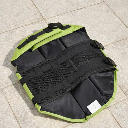 Gilet de sauvetage pour chien avec nageoire de requin & poignée