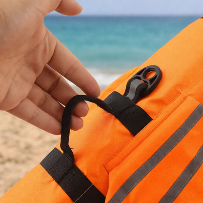 Dog Life Jacket with Chin Rest | Secure Buoyancy & Adjustable