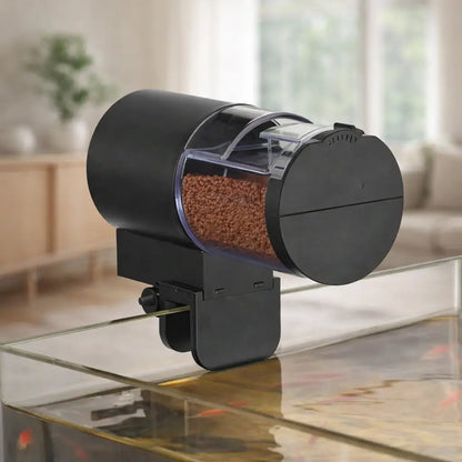 Distributeur automatique de nourriture pour poissons d'aquarium 100ml | Minuterie