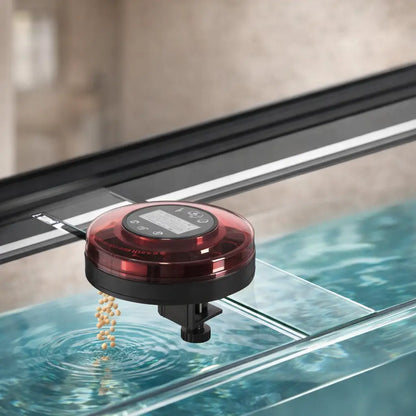 Distributeur automatique de nourriture pour aquarium | 16 compartiments & minuterie LED