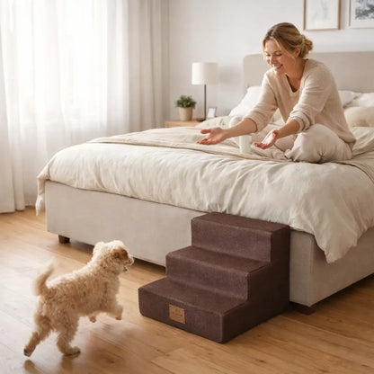 Hundetreppe & Hunderampe aus Schaumstoff | Rutschfest & Waschbar