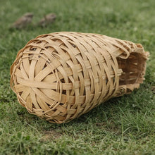 Birdhouse made of bamboo | Nest basket with hook
