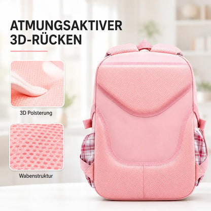 Mädchen Schulrucksack Wasserdicht | Leichter mit Fächern