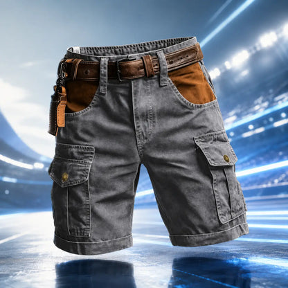 Arbeitsshorts Herren Cargo Shorts Baumwolle Sommer Freizeit & Outdoor