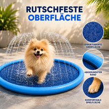 Sprinkler Schwimmbad für Hunde | Sommer Wasserspiel & Hundepool