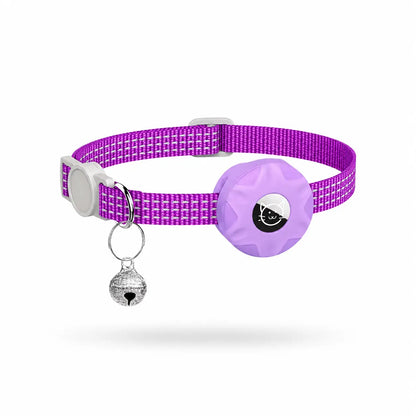 Katzenhalsband mit AirTag-Halter | Reflektierend & verstellbar