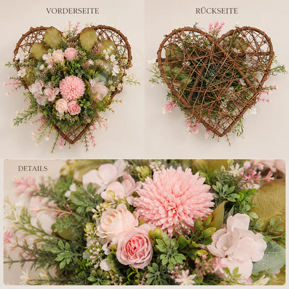 Türkranz Herz | Rosenkranz für Valentinstag & Hochzeit