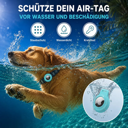 AirTag Halsbandhalterung für Hunde & Katzen | Sicher & robust