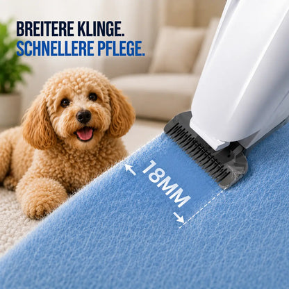 Leiser Hundepflege Trimmer mit LED | Kabellos & wasserfest