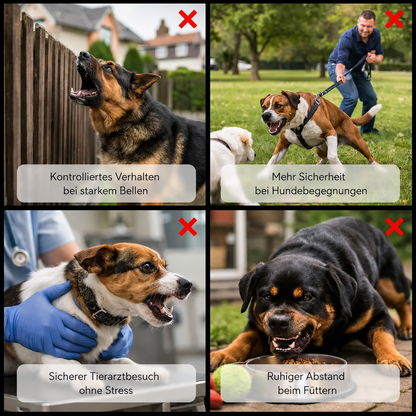 Hunde Maulkorb Edelstahl | Verstellbar & Atmungsaktiv