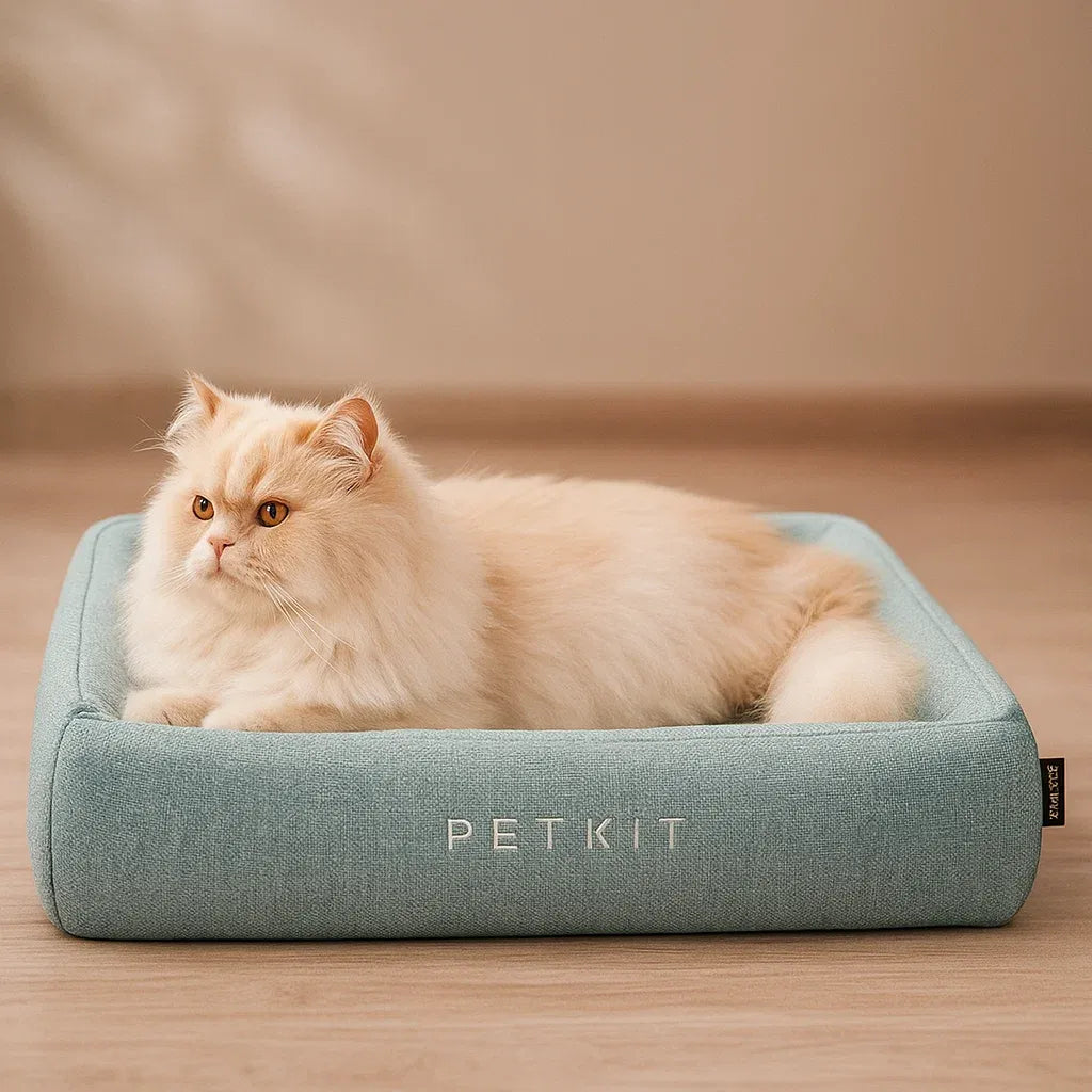 Katzenbett mit Memory Foam | Waschbares & Formstabiles Komfortbett