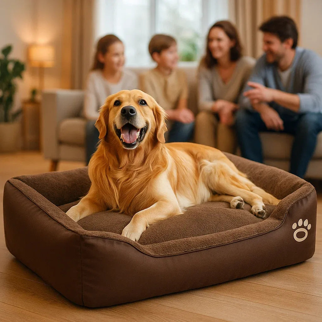 Hundebett | Weiches Beruhigungsbett für Ruhigen & Erholsamen Schlaf