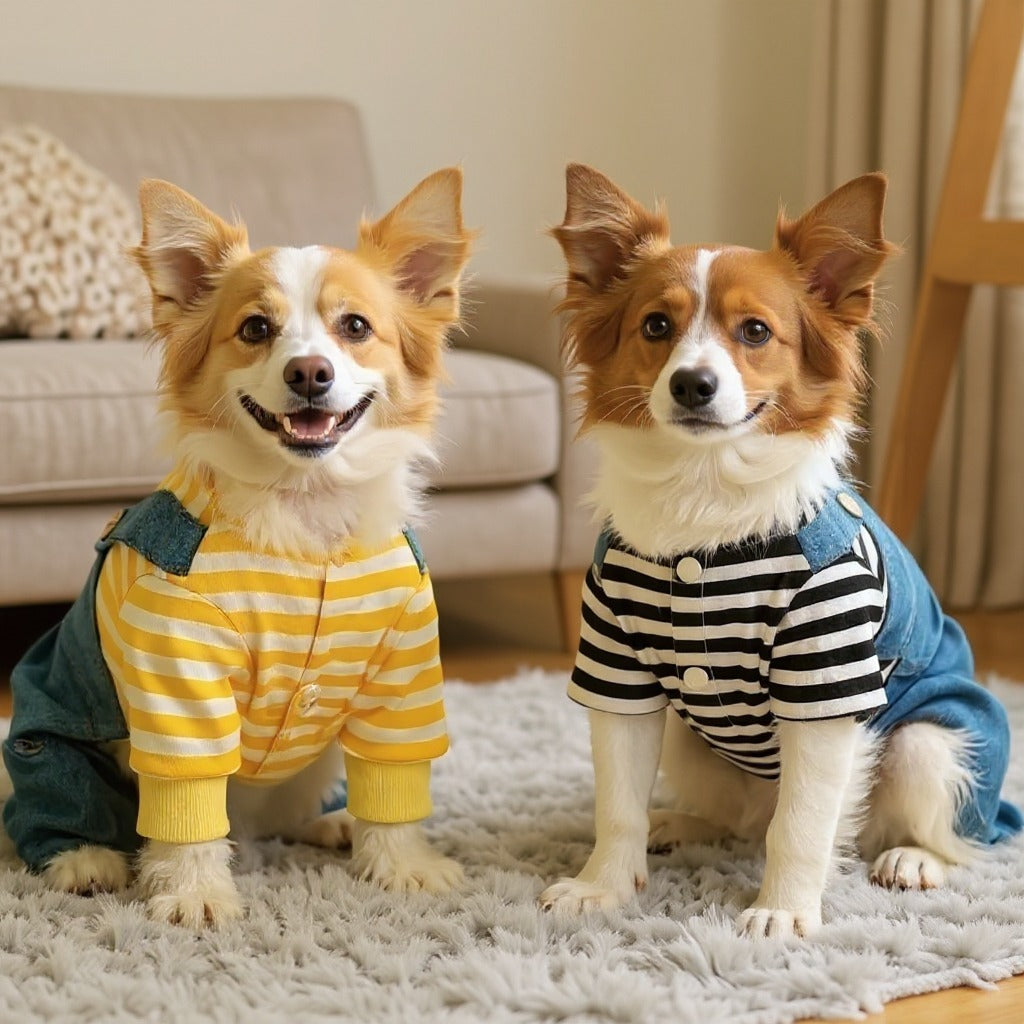 Hundebekleidung & Hundemantel mit Hosenträgern | Bequem & Stilvoll