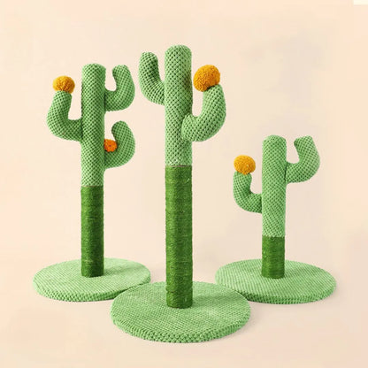 Kratzbaum in Kaktus-Design | Stabiler Kratzbaum für Katzen
